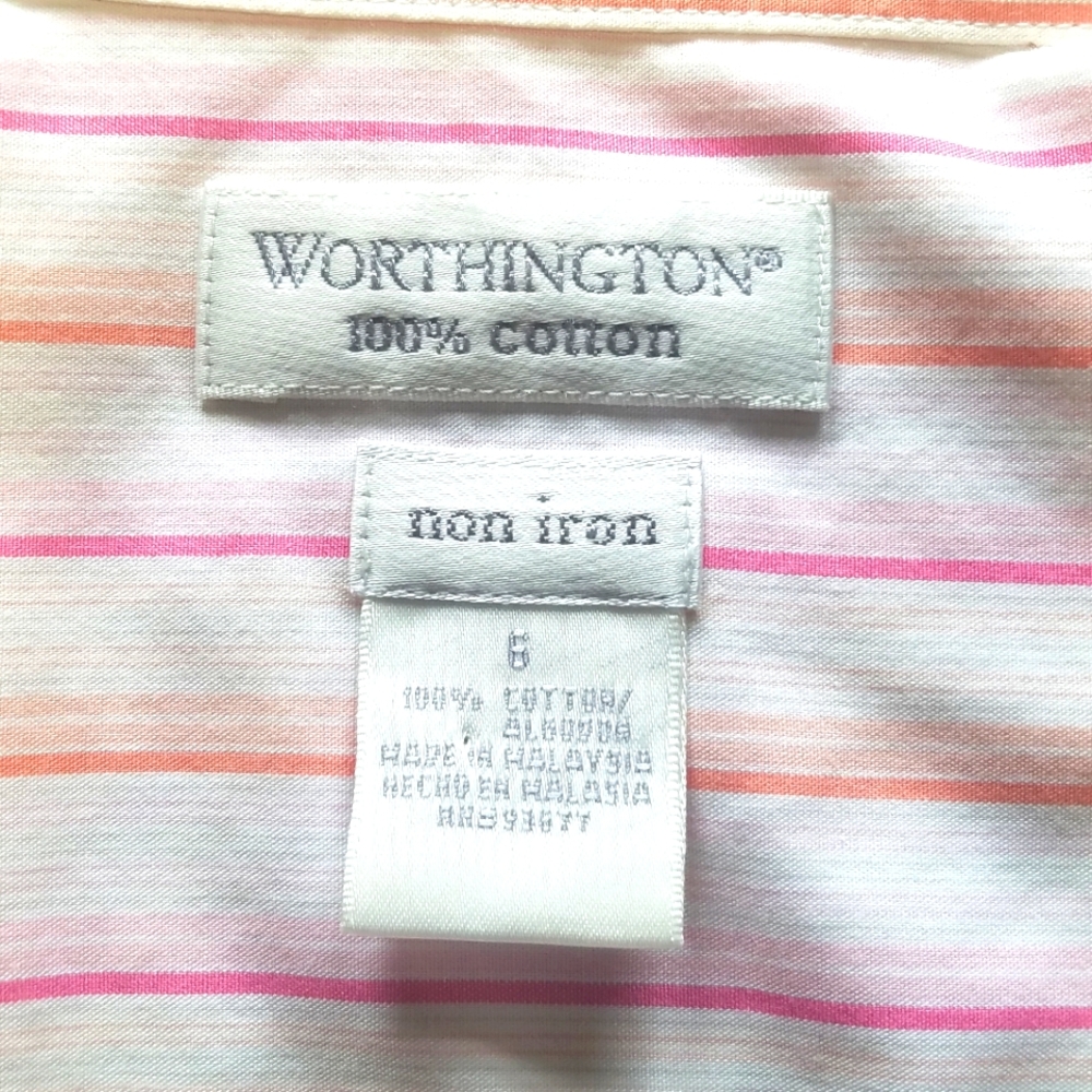 Worthington Non Iron Button Down Blouse - Picture 5 of 5
